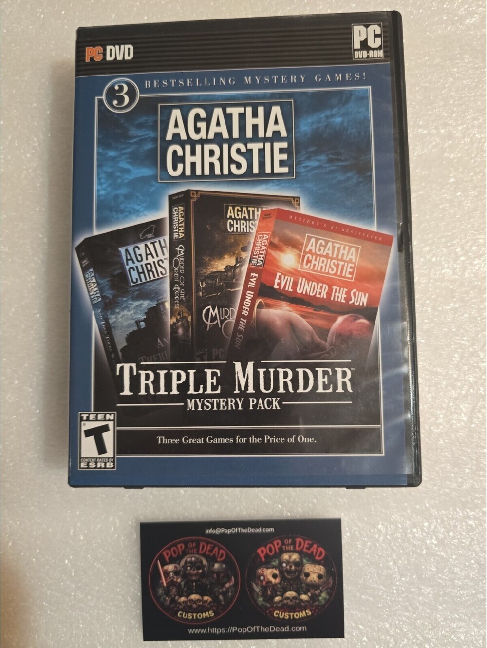 Pac Game Agatha Christie: Triple Murder Mystery Pack T-Teen